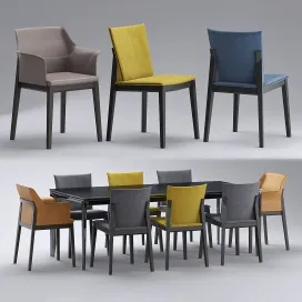 Table chairs molteni chairs breva tivan